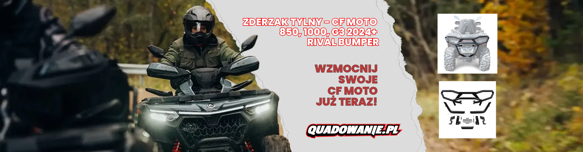 ZDERZAK TYLNY CF MOTO G3